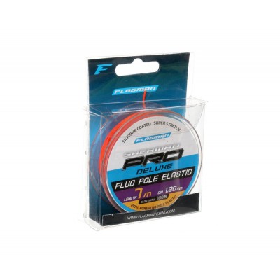 FLAGMAN Амортизатор для штекера Deluxe Fluo Pole Elastic 7м d1,2мм red