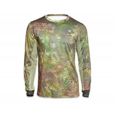 VEDUTA Джерси Air серия UPF50+ Reptile Skin Forest Camo M мужская