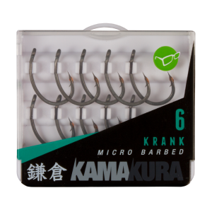 KORDA Крючок Kamakura Krank №6 с бородкой 10шт