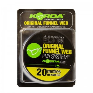 KORDA Сетка PVA запасная Funnel Web Hexmesh 20м