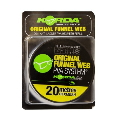 KORDA Сетка PVA запасная Funnel Web Hexmesh 20м