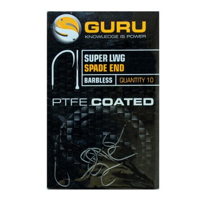 GURU Крючок Super LWG Spade №14 без бородки