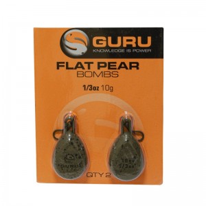 GURU Грузило Flat Pear Bomb 10г