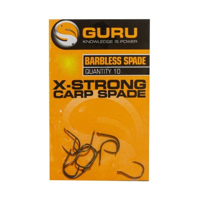 GURU Крючок Extra Strong Carp Spade №10 без бородки