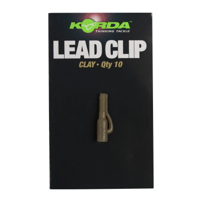 KORDA Клипса безопасная Safe Zone Lead Clip Clay