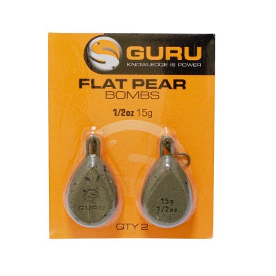 GURU Грузило Flat Pear Bomb 15г