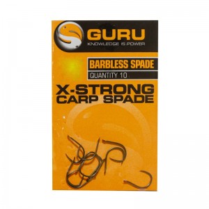 GURU Крючок Extra Strong Carp Spade №12 без бородки