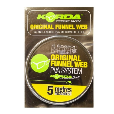 KORDA Сетка PVA запасная Funnel Web Micromesh 5м