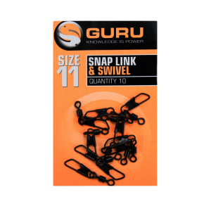 GURU Вертлюг с карабином Swivel Snap Link №11