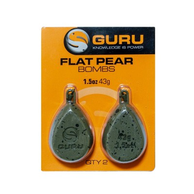 GURU Грузило Flat Pear Bomb 43г