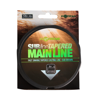 KORDA Леска коническая Subline Tapered Mainline 0,33-0,50мм