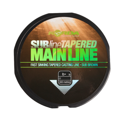 KORDA Леска коническая Subline Tapered Mainline 0,33-0,50мм