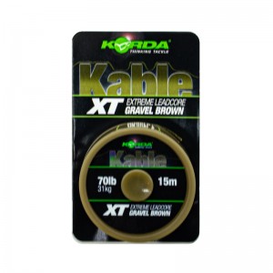 KORDA Лидкор Kable XT Extreme Leadcore 15м 70lb Brown