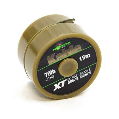 KORDA Лидкор Kable XT Extreme Leadcore 15м 70lb Brown