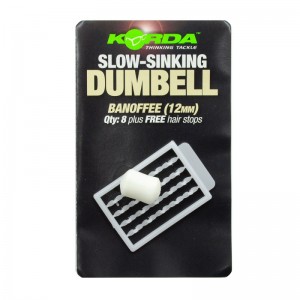 KORDA Имитационная приманка Dumbell Slow Sinking Banoffee 12мм