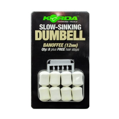 KORDA Имитационная приманка Dumbell Slow Sinking Banoffee 12мм