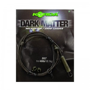 KORDA Монтаж готовый Dark Matter Leader Heli Silt 40lb