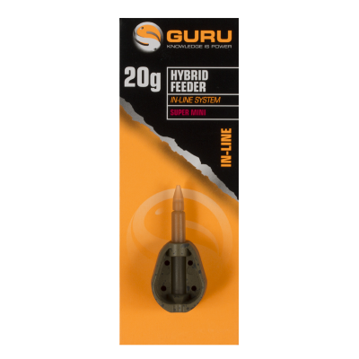 GURU Кормушка Extra Distance Hybrid Feeder Super Mini 20г