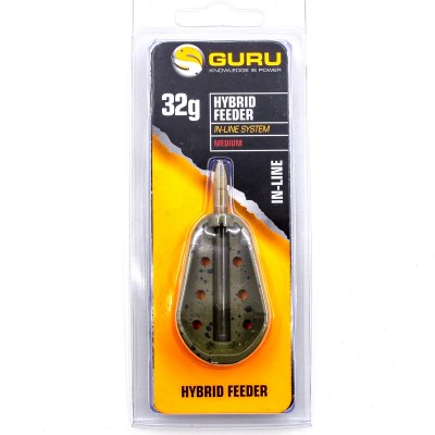 GURU Кормушка Hybrid feeder Inline M 32г