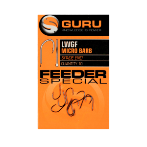 GURU Крючок LWGF Feeder Special Barbed №10 с микробородкой