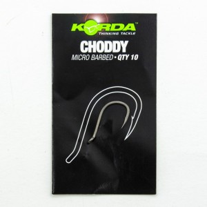 KORDA Крючок Choddy №4 с бородкой 10шт