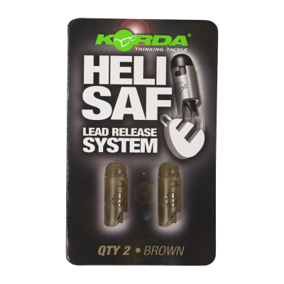 KORDA Клипса безопасная Safe Heli Brown