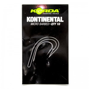 KORDA Крючок Kontinental №1 с бородкой 10шт