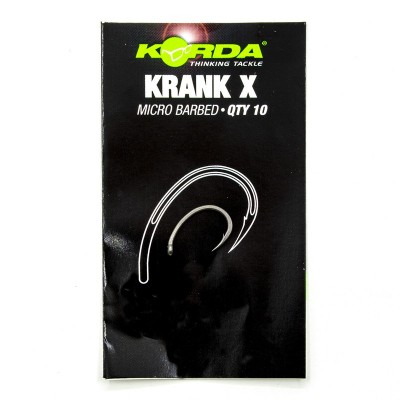 KORDA Крючок Krank-X №4 с бородкой 10шт