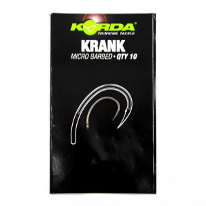 KORDA Крючок Krank №10 с бородкой 10шт