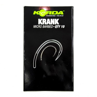 KORDA Крючок Krank №2 с бородкой 10шт