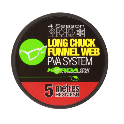 KORDA Сетка PVA запасная Longchuck Funnel Web Hexmesh 5м