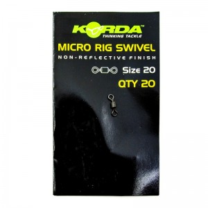 KORDA Вертлюг Micro Rig Swivel №20