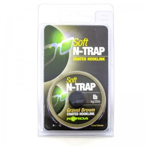 KORDA Поводковый материал N-Trap Soft Gravel 15lb 20м