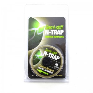 KORDA Поводковый материал N-Trap Semi-stiff 15lb Gravel