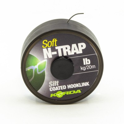 KORDA Поводковый материал N-Trap Soft Silt 20lb 20м