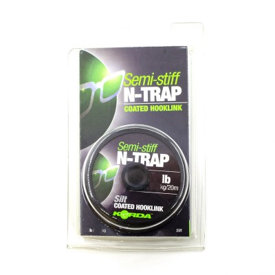 KORDA Поводковый материал N-Trap Semi-stiff 30lb Silt