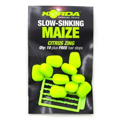 KORDA Имитационная приманка Corn Slow Sinking Green