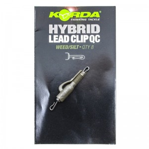 KORDA Клипса безопасная с быстросъемом QC Hybrid Lead Clip Weed/Silt