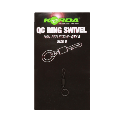 KORDA Вертлюг с кольцом и быстросъемом Kwick Change Swivel №8