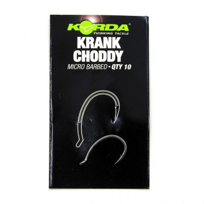 KORDA Крючок Krank Choddy №10 с бородкой 10шт