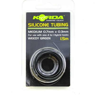 KORDA Трубка силиконовая Silicone Tube 0,75мм Green