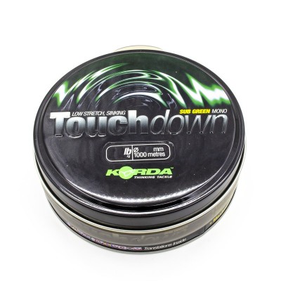 KORDA Леска Touchdown Green 0,30мм 1000м 10lb