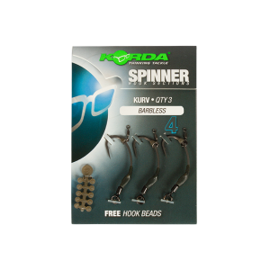 KORDA Оснастка готовая Spinner hook sections Kurv №4 безбородый