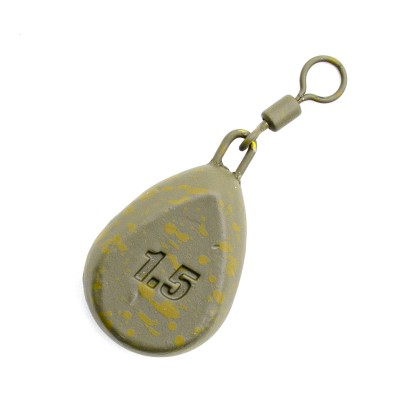 KORDA Грузило Flat Pear Swivel 1,5oz 43г