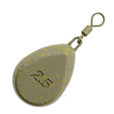 KORDA Грузило Flat Pear Swivel 2,5oz 70г