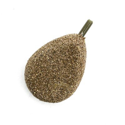 KORDA Грузило Textured Flat Pear Inline 2,5oz 70г