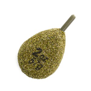 KORDA Грузило Textured Flat Pear Inline 2.0oz 56г