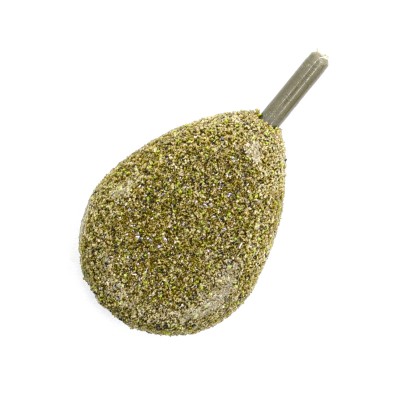 KORDA Грузило Textured Flat Pear Inline 2,0oz 56г