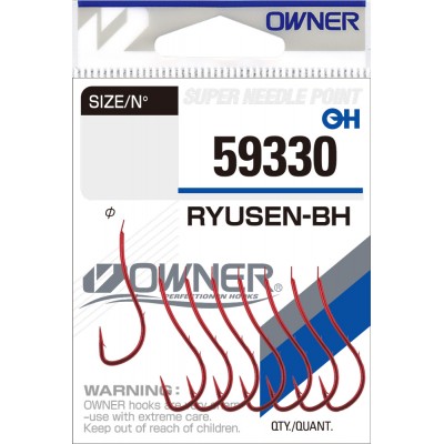 OWNER Крючок Ryusen BH red №6 9шт