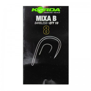 KORDA Крючок Mixa Barbless №8 без бородки